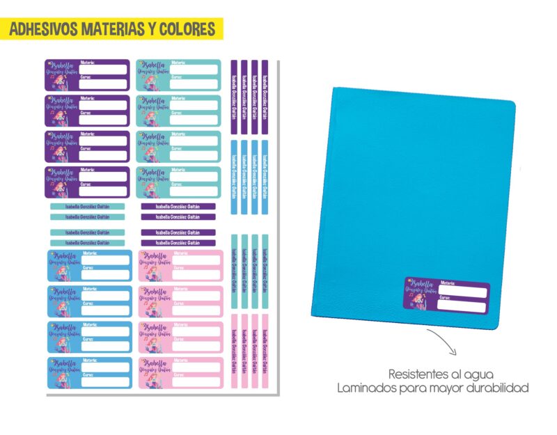 Adhesivos Materias y Colores