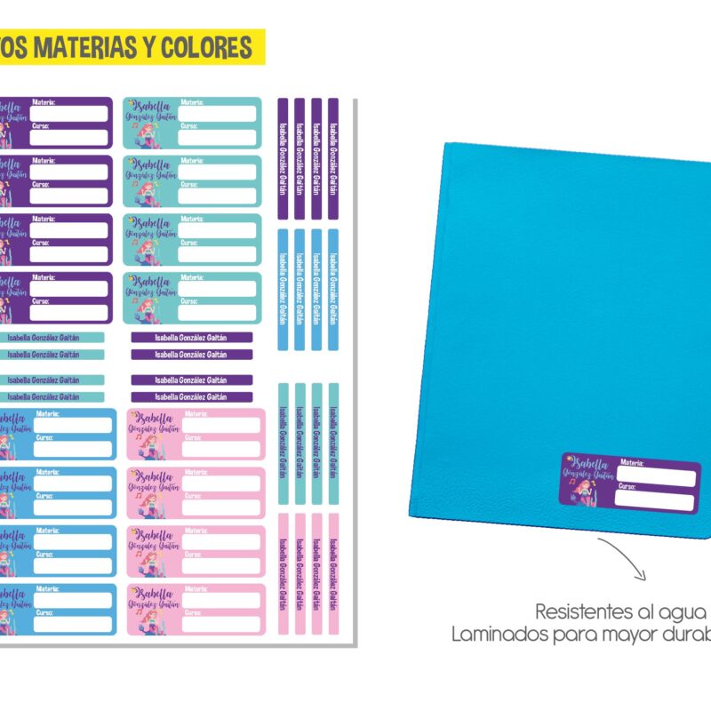 Adhesivos Materias y Colores